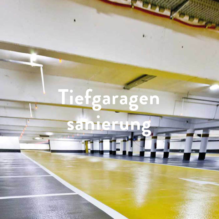 Tiefgaragensanierung - Bereiche Leitner Bau